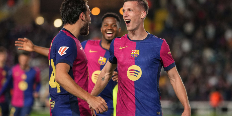 Who challenged him at Barcelona