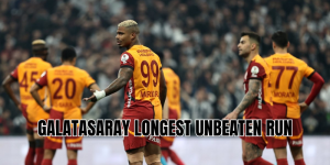 galatasaray longest unbeaten run