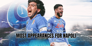 most appearances for napoli